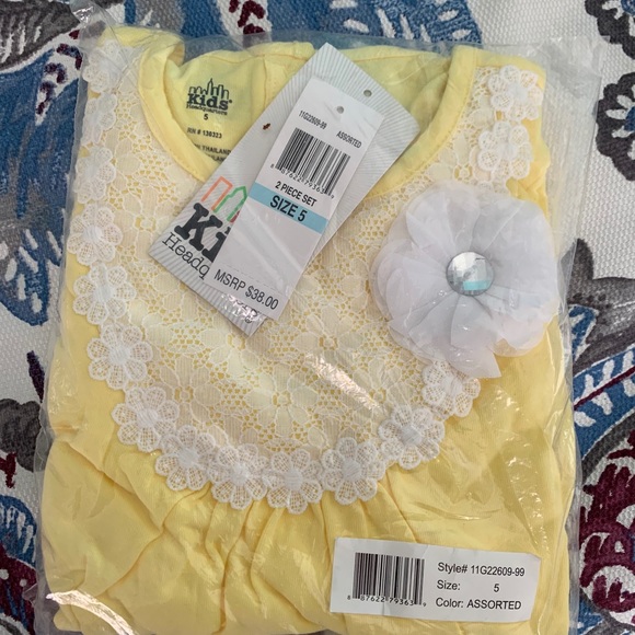 NWT - Kids Headquarters  Tunic & Legging Set - Picture 3 of 3